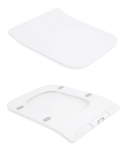Унитаз Qtap Crow QT05335170W Rimless с сиденьем Slim Duroplast / Soft-close / Quick Release - фото №3, в окне
