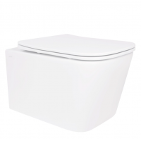 Унітаз Qtap Crow QT05335171W Ultra Quiet з сидінням Slim Duroplast / Soft-close / Quick Release Унітаз Qtap Crow QT05335171W Ultra Quiet з сидінням Slim Duroplast / Soft-close / Quick Release