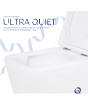 Унитаз Qtap Crow QT05335171W Ultra Quiet с сиденьем Slim Duroplast / Soft-close / Quick Release - фото №3, в окне, миниатюра