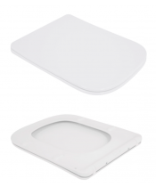 Унитаз Qtap Crow QT05335172W Ultra Quiet с сиденьем Slim Duroplast / Soft-close / Quick Release - фото №3, в окне, миниатюра