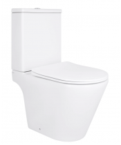 Унитаз Qtap Dove QT06228380BW Rimless с сиденьем Slim Duroplast / Soft-close / Quick Release 