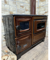 Печь-камин Duval EK-103F - фото №3, в окне, миниатюра