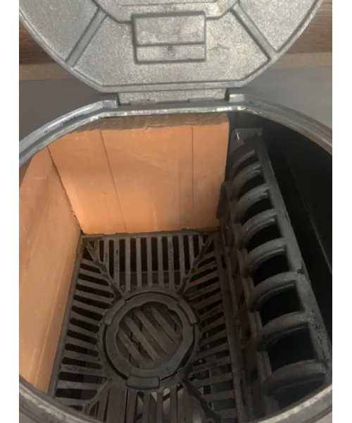 Печь-камин Duval EK-103F - фото №3, в окне