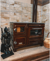 Печь-камин Duval EK-106F - фото №3, в окне, миниатюра