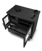 Печь-камин Duval EK-4030 - фото №3, в окне, миниатюра