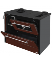 Печь-камин Duval EK-4040 левая/правая - фото №3, в окне, миниатюра