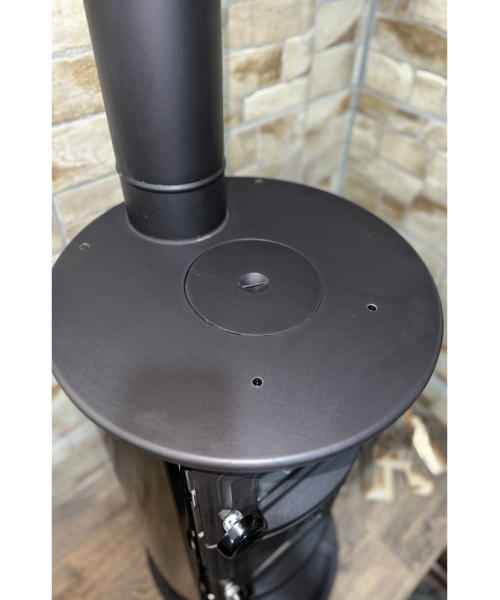 Піч-камін Duval EK-5109 BL (BLACK EDITION) - фото №3, у вікні