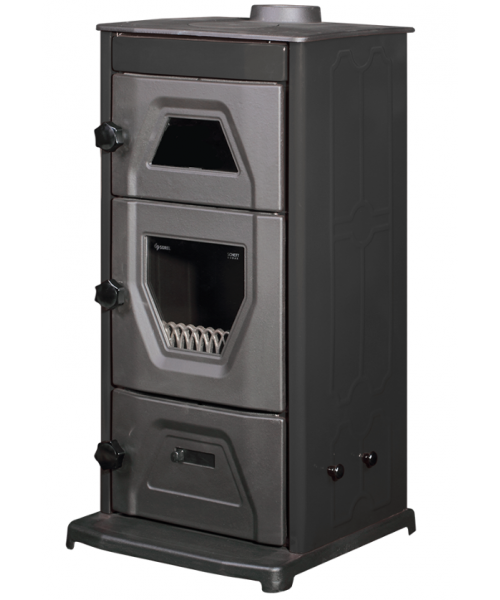 Піч-камін Duval EK-5111 BL (Black Edition) - фото №3, у вікні