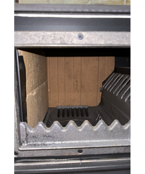 Печь-камин Duval EK-5237 BL (BLACK EDITION) - фото №3, в окне