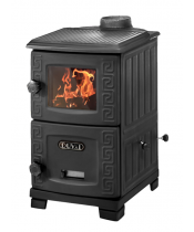 Піч-камін Duval EM-203F TURBO (BLACK EDITION) - фото №1