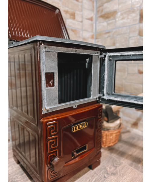 Піч-камін Duval EM-203F TURBO - фото №3, у вікні