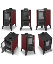 Піч-камін Duval EM-220F - фото №3, у вікні, мініатюра