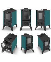 Піч-камін Duval EM-220F - фото №3, у вікні, мініатюра