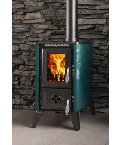 Піч-камін Duval EM-220F - фото №3, у вікні