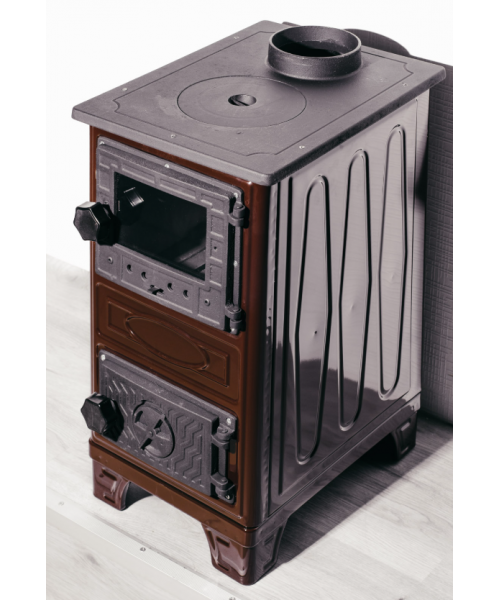 Печь-камин Duval EM-314F - фото №3, в окне