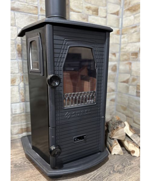 Піч-камін Duval EM-5114 BL (Black Edition) - фото №3, у вікні