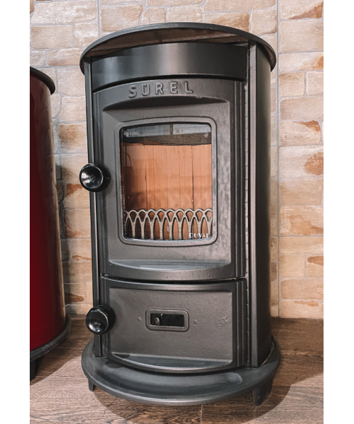 Піч-камін Duval EM-5127 BL (BLACK EDITION) - фото №3, у вікні