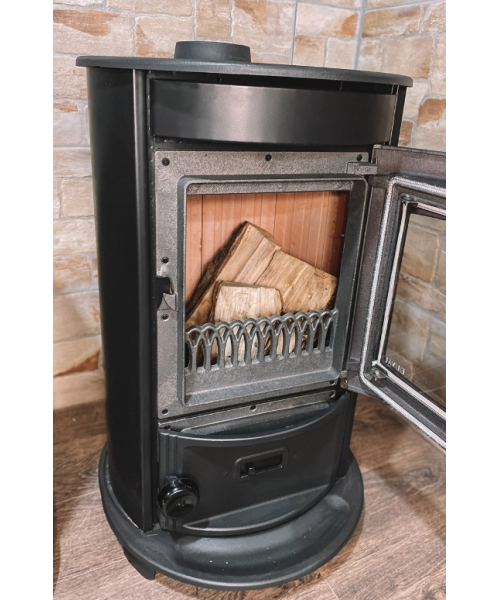 Піч-камін Duval EM-5127 BL (BLACK EDITION) - фото №3, у вікні