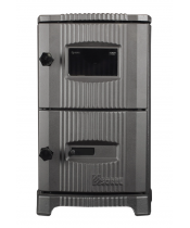 Піч-камін Duval EM-5150 BL (BLACK EDITION) - фото №3, у вікні, мініатюра