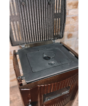 Піч-камін Duval EM-5151BR - фото №3, у вікні, мініатюра