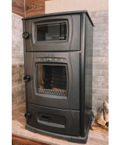 Печь-камин 3 в 1 с водяным контуром Duval EW-5118 - фото №3, в окне, миниатюра