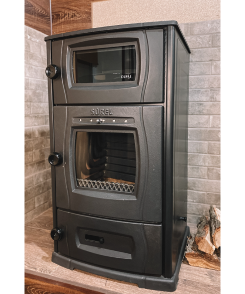 Печь-камин 3 в 1 с водяным контуром Duval EW-5118 - фото №3, в окне