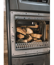 Печь-камин 3 в 1 с водяным контуром Duval EW-5118 - фото №3, в окне, миниатюра