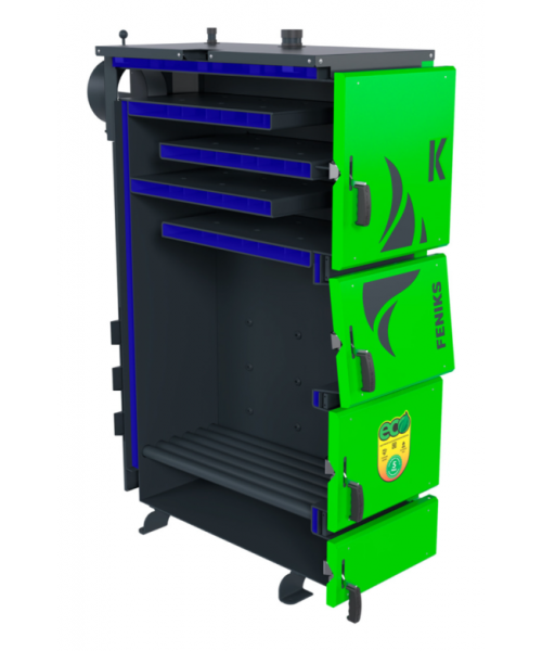 Твердопаливний котел Feniks серія K Plus 50 кВт (автоматика) - фото №3, у вікні