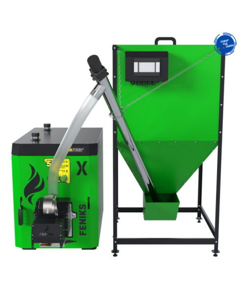 Пеллетный котел Feniks X 10 кВт - фото №3, в окне