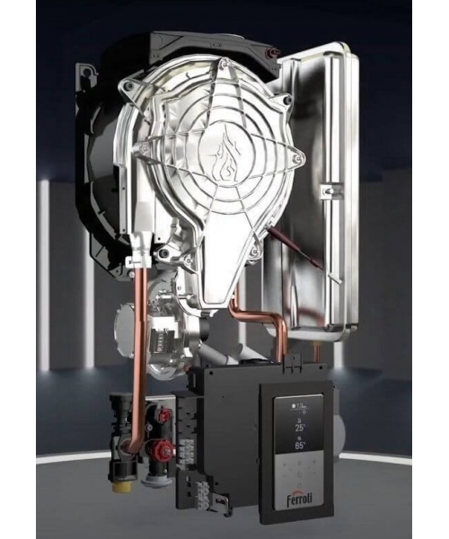 Конденсаційний газовий котел Ferroli BLUEHELIX HITECH RRT 34 H - фото №3, у вікні