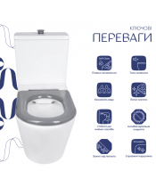 Унитаз Qtap Freedom QT22226098W Rimless с сиденьем Slim Duroplast / Soft-close / Quick Release  - фото №3, в окне, миниатюра