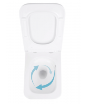 Унитаз Qtap Gemini QT2533076EUQW Ultra Quiet с сиденьем Slim Duroplast / Soft-close / Quick Release - фото №3, в окне, миниатюра
