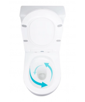 Унитаз Qtap Grand QT26228301W Ultra Quiet с сиденьем Slim Duroplast / Soft-close / Quick Release  - фото №3, в окне, миниатюра