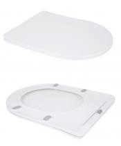 Унитаз Qtap Grand QT26228301W Ultra Quiet с сиденьем Slim Duroplast / Soft-close / Quick Release  - фото №3