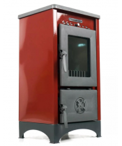 Піч-камін HOSSEVEN 9008 MINI - фото №3, у вікні, мініатюра