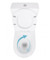 Унитаз Qtap Jay QT07222175TW Ultra Quiet с сиденьем Slim Duroplast / Soft-close / Quick Release  - фото №3, в окне, миниатюра