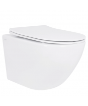 Унитаз Qtap Jay QT07335175W Ultra Quiet с сиденьем Slim Duroplast / Soft-close / Quick Release