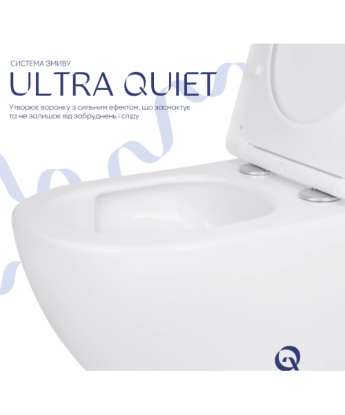 Унитаз Qtap Jay QT07335175W Ultra Quiet с сиденьем Slim Duroplast / Soft-close / Quick Release - фото №3, в окне