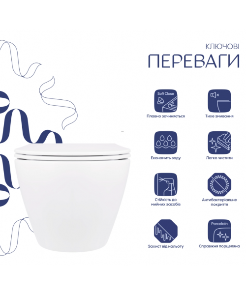 Унитаз Qtap Jay QT07335176W Rimless с сиденьем Slim Duroplast / Soft-close / Quick Release - фото №3, в окне