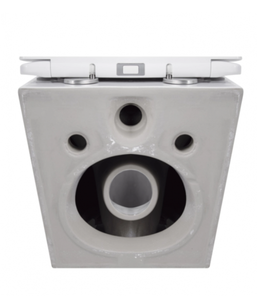 Унитаз Qtap Jay QT07335176W Rimless с сиденьем Slim Duroplast / Soft-close / Quick Release - фото №3, в окне