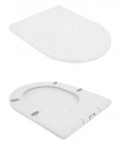 Унитаз Qtap Jay QT07335176W Rimless с сиденьем Slim Duroplast / Soft-close / Quick Release - фото №2