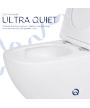 Унитаз Qtap Jay QT07335177W Ultra Quiet с сиденьем Slim Duroplast / Soft-close / Quick Release - фото №3, в окне, миниатюра