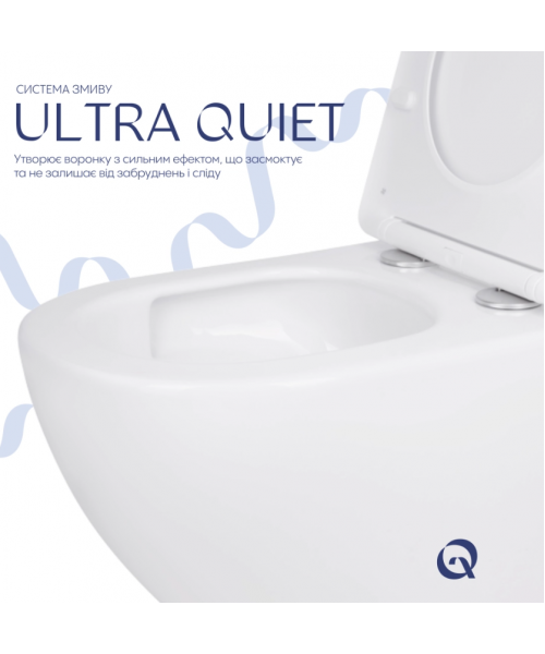 Унитаз Qtap Jay QT07335177W Ultra Quiet с сиденьем Slim Duroplast / Soft-close / Quick Release - фото №3, в окне
