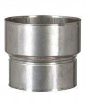 Перехідник для димоходу нержавіюча сталь AISI 304 (1 мм) - фото №2