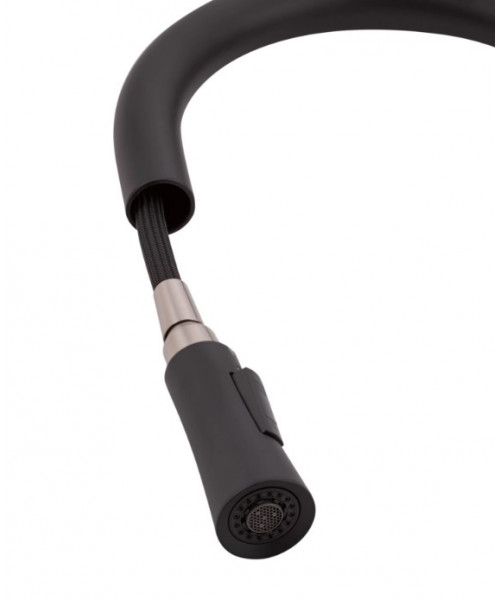 Смеситель для кухни Qtap Evicka QTEVI9135103UB Matt Black - фото №3, в окне