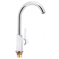 Змішувач для кухні Qtap Grand QTGRAWCR007F Chrome/White Змішувач для кухні Qtap Grand QTGRAWCR007F Chrome/White