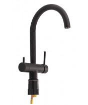 Смеситель для кухни Qtap Kuchyne QTKUC92102UB Matt Black