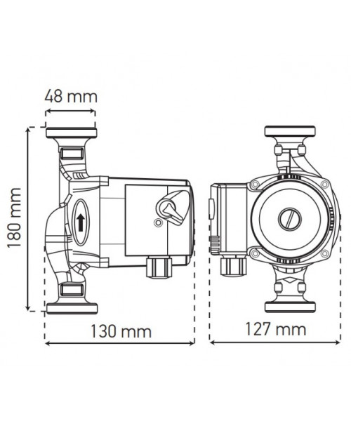 Циркуляційний насос Koer KP.GRS-25/6-180 - фото №3, у вікні