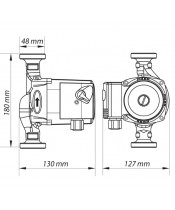 Циркуляционный насос Koer KP.GRS-25/8-2-180 - фото №3, в окне, миниатюра