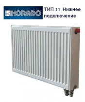Стальные радиаторы Korado VK тип 11 H=500 L=1800 низ подключение